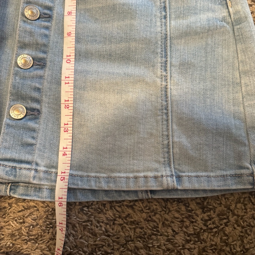 American Eagle Outfitters Light Blue Denim Skirt - Picture 5 of 5
